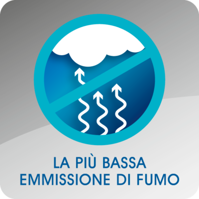 la più bassa emissione di fumo